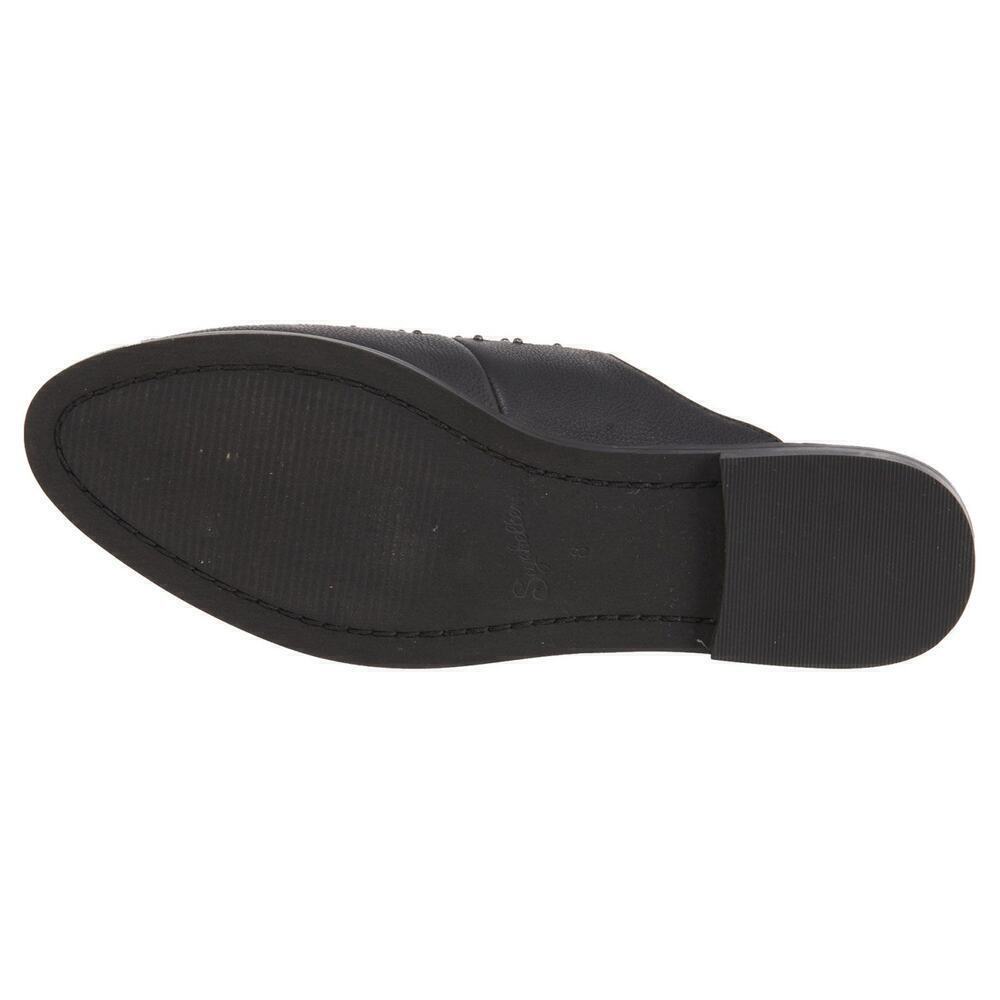NWT Seychelles Leather Studs Embellished Cut Out Comfort Shoes Slip-on Mules - Picture 7 of 8